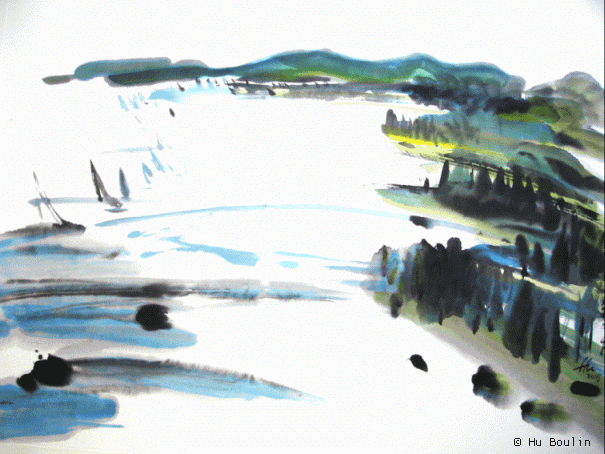 Landschaft von Hu Boulin